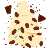 premium vanilla funfetti chocolate chip